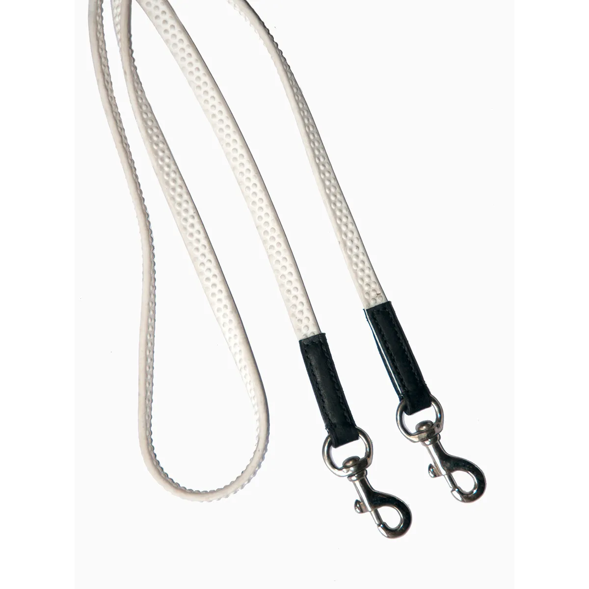 Hestagallery Witte Biothane Teugels met musketon